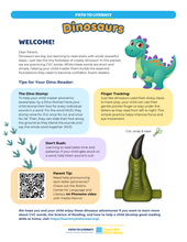 Load image into Gallery viewer, Family Literacy Packet: Dinosaurs (CVC)